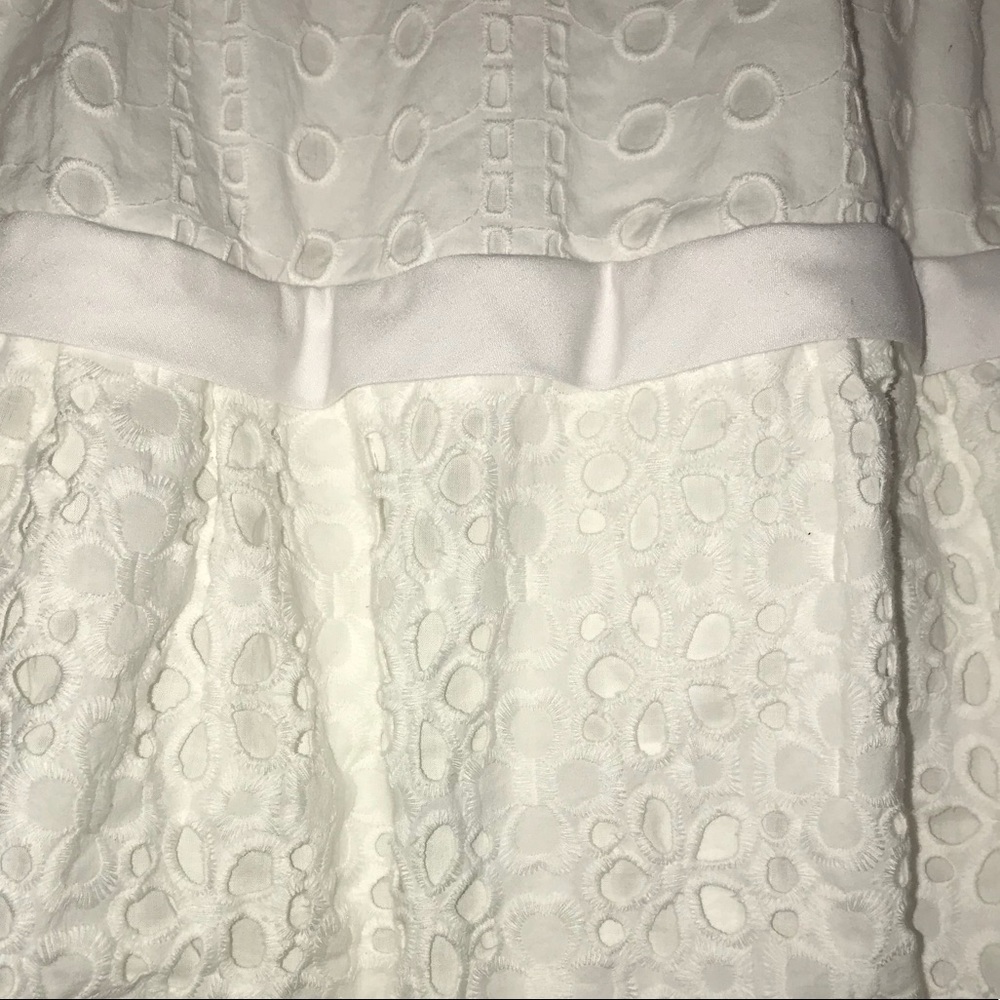 White Flare Nine West Dress - Picture 5 of 7